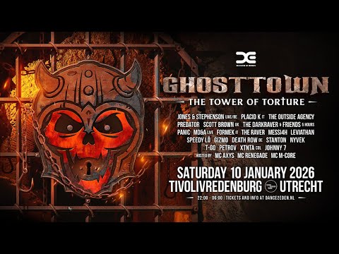+160 bpm GHOSTTOWN 2026 Early Hardcore // Rave // Gabber warm up mix - Livestream 163