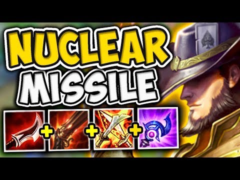 NUCLEAR MISSILE TWISTED FATE MID! 100% INSTANT ONE-SHOT CARRIES WITH W (BROKEN) - League of LegendS