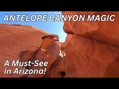 Breathtaking Beauty! Our Guided Tour Through Antelope Slot Canyon in Page, Arizona