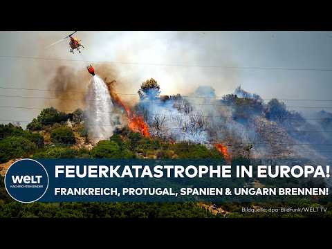 Video Thumbnail: EUROPA BRENNT! Tausende Menschen evakuiert, Waldbrände außer Kontrolle!