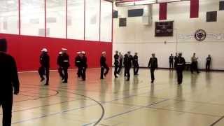 preview picture of video 'Portage High School MCJROTC Unarmed Exhibition Platoon - East Aurora 2015'