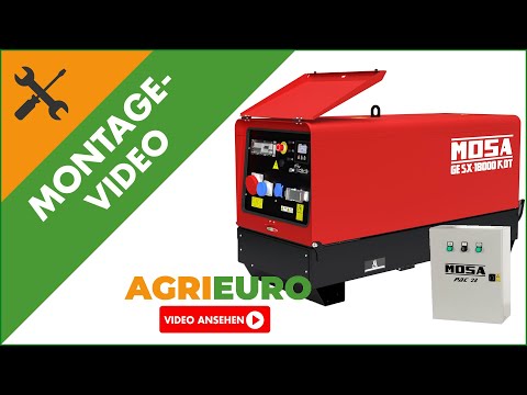 Montagevideo Notstromaggregat MOSA GE SX 18000 KDT