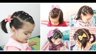 PEINADOS RAPIDOS PARA NIÑA l EASY BABY GIRLS HAIRSTYLES