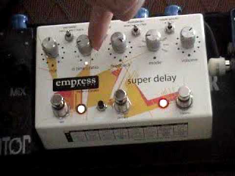 Empress Super Delay Self-Oscillation Demo