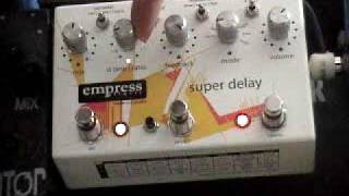 Empress Super Delay Self-Oscillation Demo