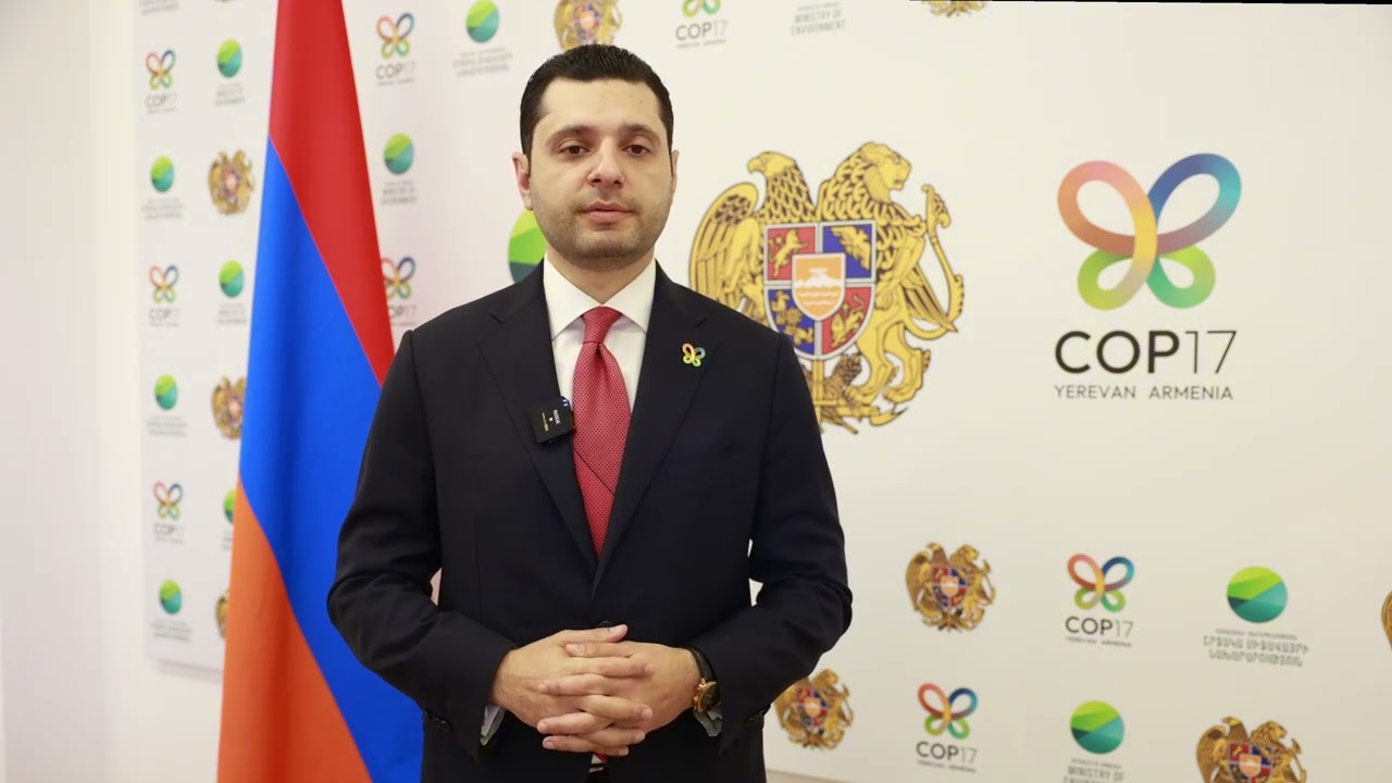 IDB 2026 -  COP 17 Presidency - H.E., Mr. Hambardzum Matevosyan,  Minister of Environment of Armenia