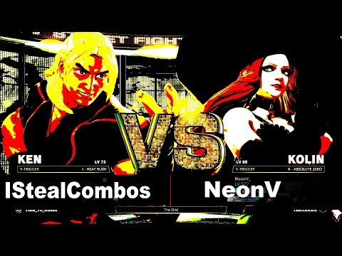 SFV/SF5 AE IStealCombos (Ken) vs NeonV (Kolin) Ranked Match Set