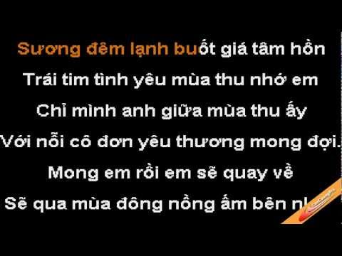 Mua Thu Tinh Yeu Karaoke - Hoang Hai - CaoCuongPro