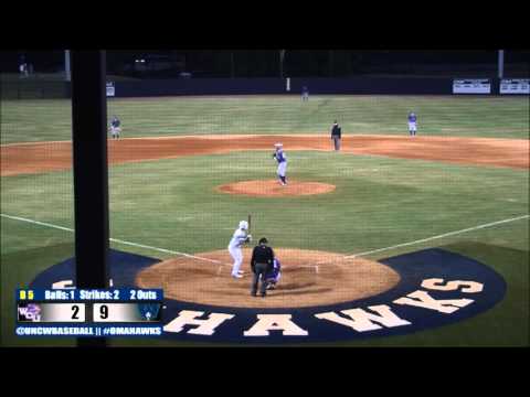 021916 UNCW Baseball Highlights vs Western Carolina