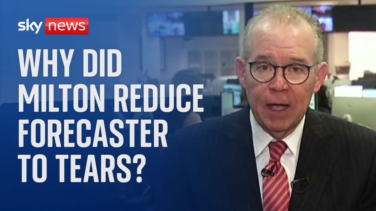 Hurricane Milton: Why was this meteorologist reduced to tears describing storm?