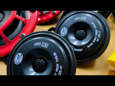Hella Compact horn 12v Sound test