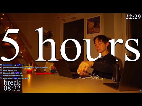 LIVE-SPECIAL from Belgium | 5-HOUR study with me in GENT📚⛈️  rain sounds & pomodoro timer 60 & 10