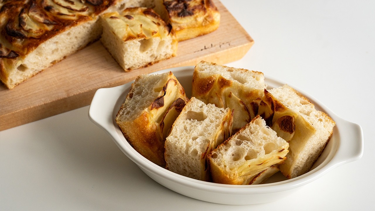 감자 포카치아 : 포카치아에 감자만 얹었을 뿐인데