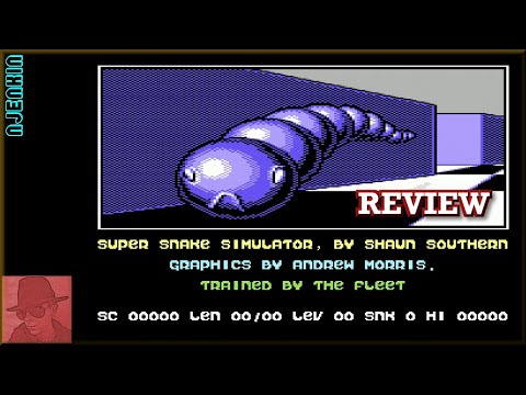 Super Snake Simulator - on the Commodore 64 !! with Commentary