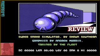 Super Snake Simulator - on the Commodore 64 !! with Commentary