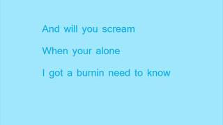 Scream - Hedley, Lyrics