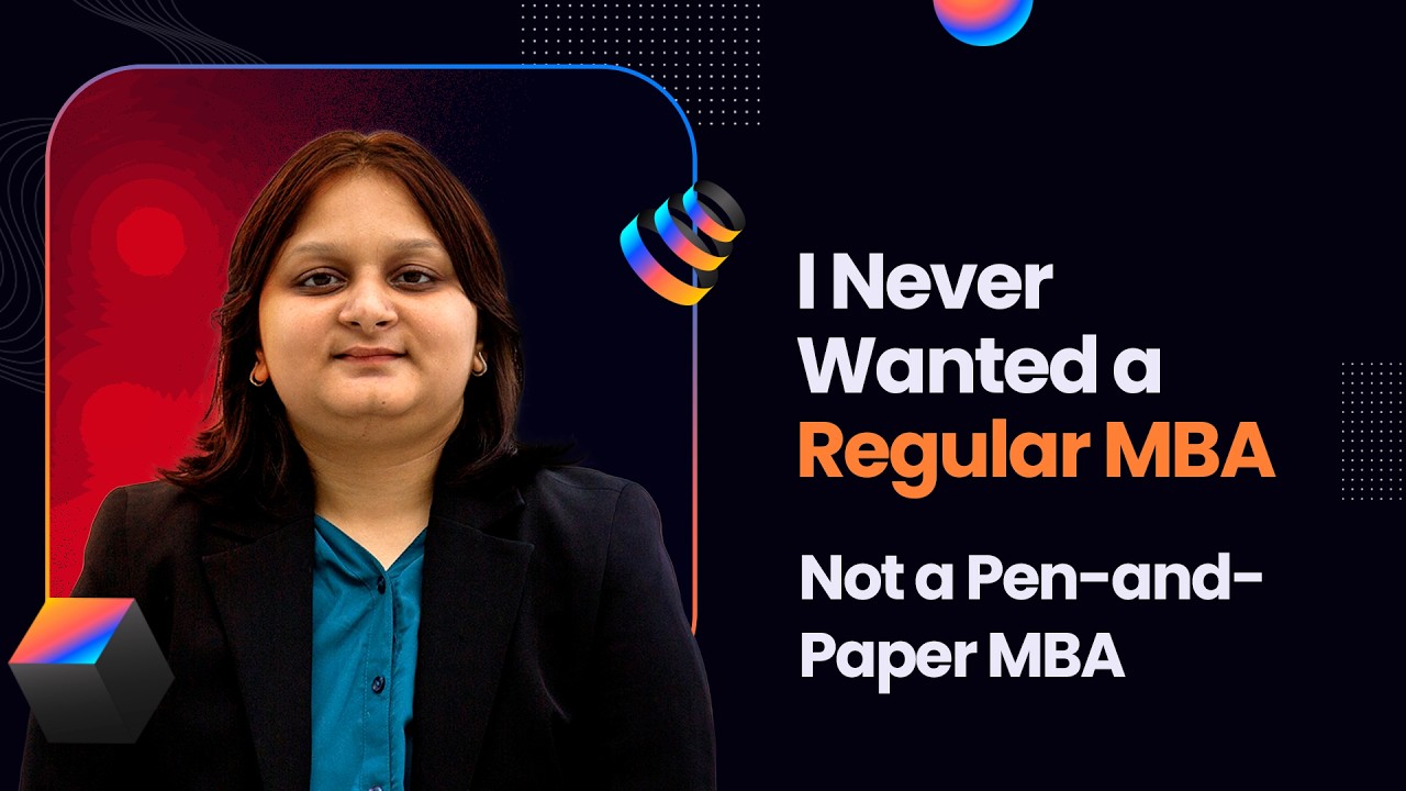 Why I Never Wanted a Traditional MBA | MBA in Technology Management | Shisty Kumari