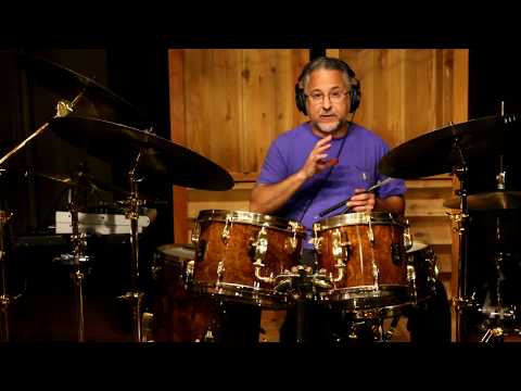 Jazz Brushes Part 2 - Playing Basic Walking Time on the Drum Set at all Tempos