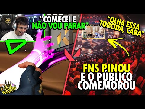 LOUD CORINGA COMEÇOU NO VALORANT E NÃO VAI PARAR / TORCIDA VIBROU NA PINADA DO FNS + REAÇÕES