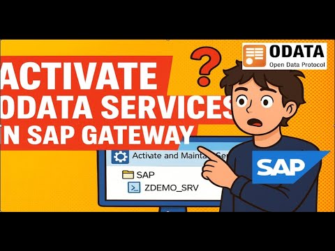 PART 3 - Create & Activate OData Service in SAP Gateway