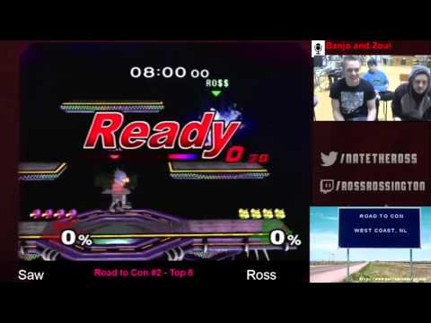 RTC 2 Melee - Top 8 - Winner's Semis - Ross vs. Saw