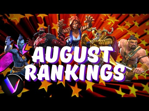 Top Champion Rankings & Tier List - August Tigra, Sorcerer, Shang-Chi & Moleman MCoC 6 Star 5 Star