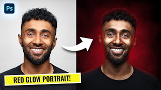 Epic Red Lighting Portrait Effect in Photoshop