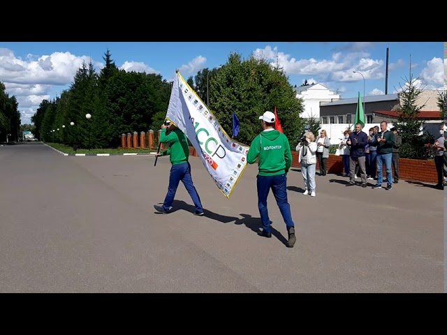 Эстафета флага 100-летия ТАССР в Тетюшах.