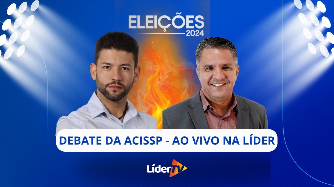 DEBATE DA ACISSP COM OS CANDIDATOS À PREFEITURA DE PARAÍSO | AO VIVO NA LÍDER TV | 29-08-2024