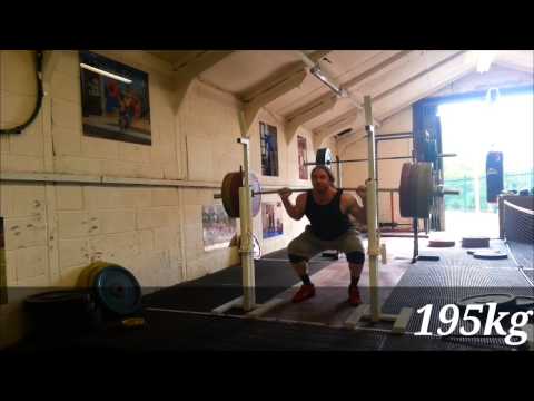 253kg / 558lb full squat, paused squats and sumo