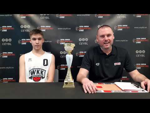CEYBL U14 - Press conference, 23.1.2022, WKK Wroclaw - BK VIVIDBOOKS Pardubice