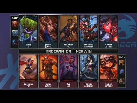 ROC vs H2K Game 2 Highlights - ROCCAT vs H2K GAMING - Week 7 EU LCS SUMMER 2015