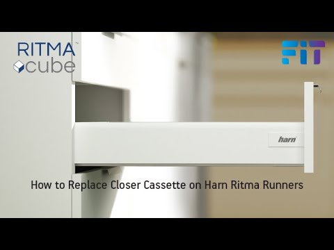 Harn Ritma Soft Close Drawers - Closer Cassette Replacement Demo