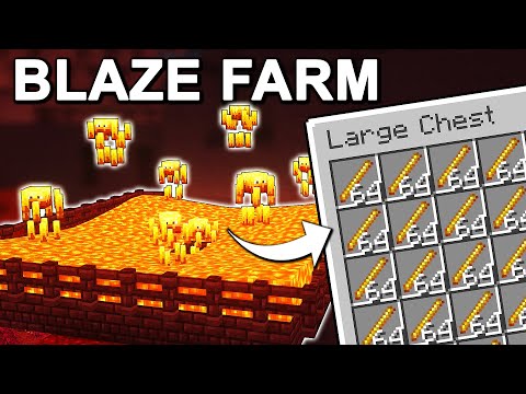 The EASIEST Blaze Farm in Minecraft 1.21+ (Tutorial) — Minecraft farm tutorial thumbnail