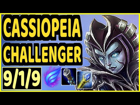 XIOH (CASSIOPEIA) - 9/1/9 KDA MID CHALLENGER GAMEPLAY - EUW