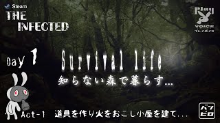 【 The Infected 】Act 1 : 気がついたら知らない森に...  ( 初見プレイ )