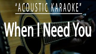 When i need you - Leo Sayer (Acoustic karaoke)