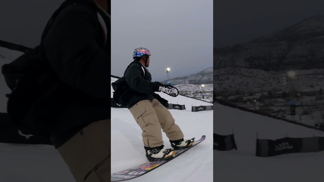 @XGames Knuckle Huck Practice on the 205cm Super Ultra Blossom Board