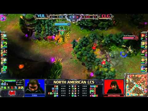 VUL vs CLG - LCS 2013 NA Spring W6D2 (English)