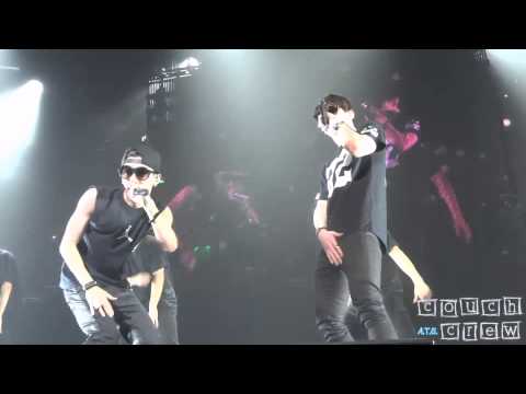 130507 Yong Guk + Himchan   Sexy Clap @ B A P Live on Earth Pacific Tour LA
