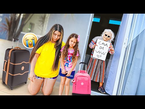 THE EVIL GRANDMA THROWED ME AND MY LITTLE SISTER OUT OF THE HOUSE!! Very sad
