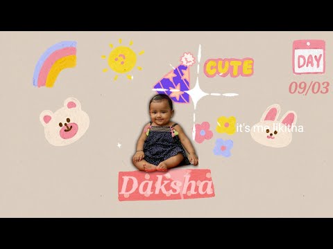 Daksha Birthday special video||cup cakes||it's me likitha
