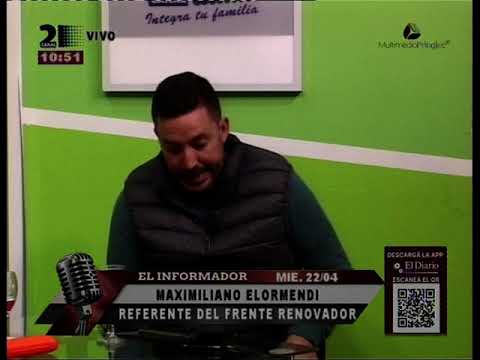ENTREVISTA A MAXIMILIANO ELORMENDI, REPRESENTANTE DEL PARTIDO FRENTE RENOVADOR DE CORONEL PRINGLES