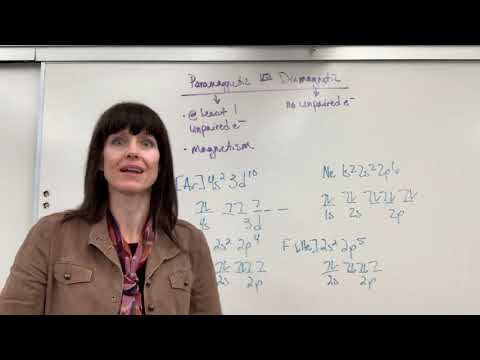 Paramagnetic vs Diamagnetic