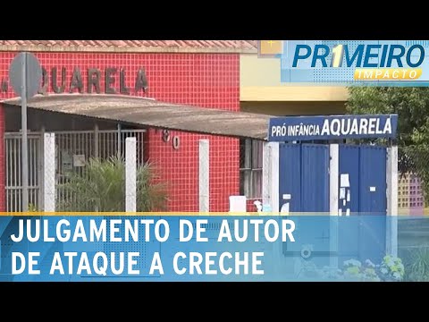Começa júri do acusado de ataque a creche em Saudades (SC) | Primeiro Impacto (09/08/23)