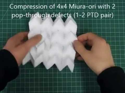 Folding robots and metamaterials