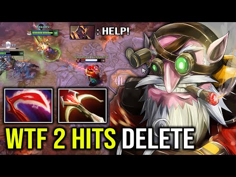 WTF 2 HITS DELETED Max Desolator Longest Range Brutal Hit Like a Truck Sniper Against Counter Dota 2