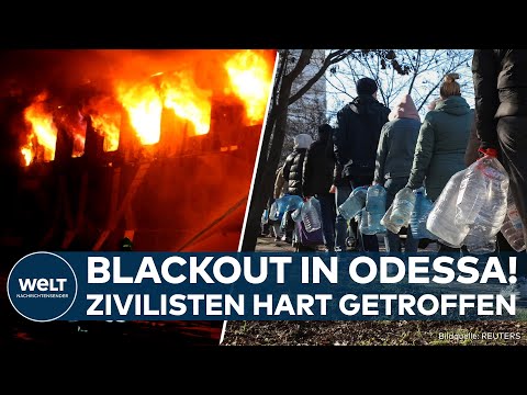 UKRAINE-KRIEG: Odessa nach russischen Attacken im Dunkeln! Eine Million Haushalte ohne Strom