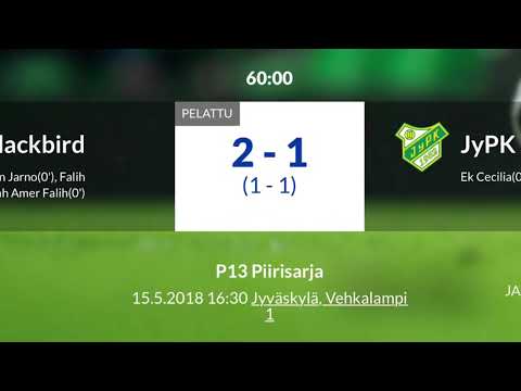K-S P13 2018 piirisarja FC Blackbird - JyPK