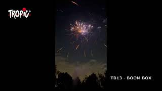 TB13 - BOOM BOX - TROPIC Fireworks, Fajerwerki, Feuerwerk, Vuurwerk, Feu d'artifice